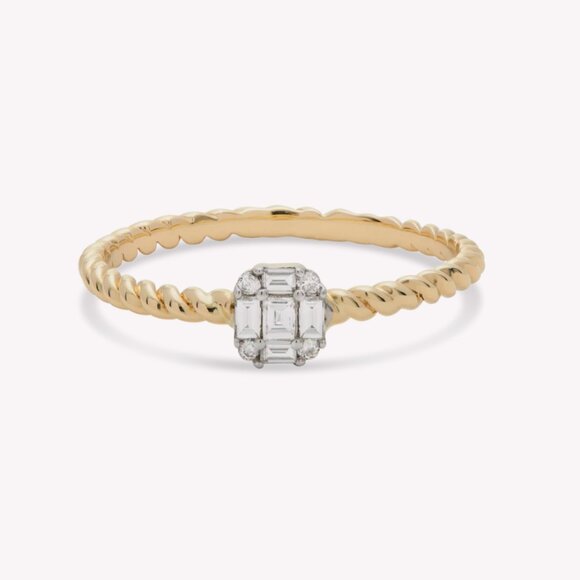 Stone and Strand Shield of Strength Ring Size 5 - Picture 4 of 5